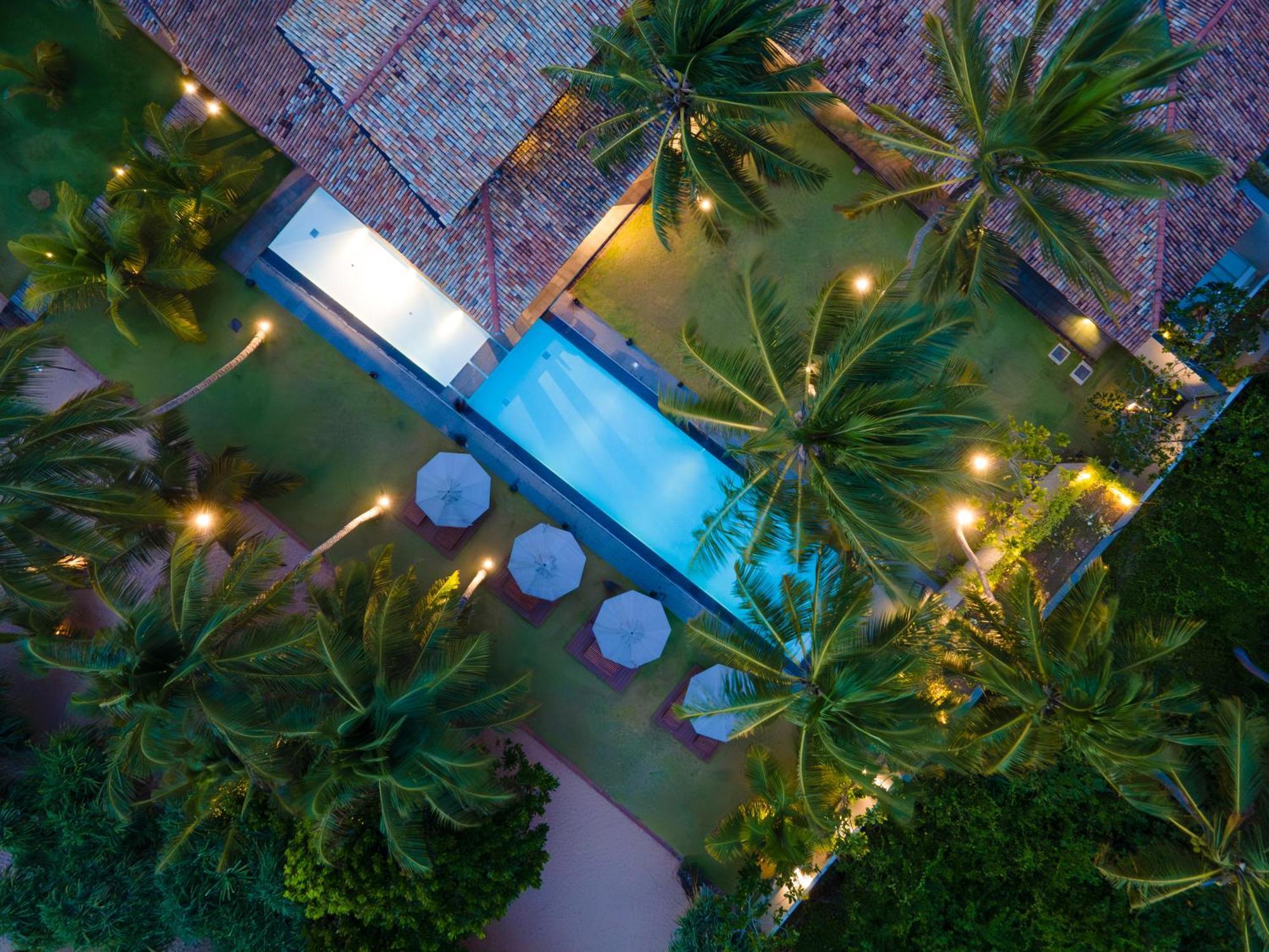 Villa Thamburu, Bentota Exteriör bild